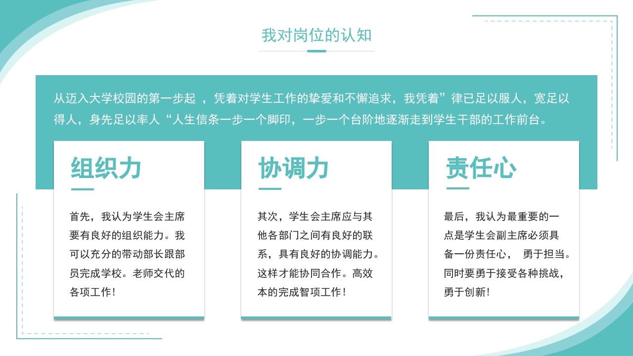 学生会干部竞选完整内容演讲ppt11