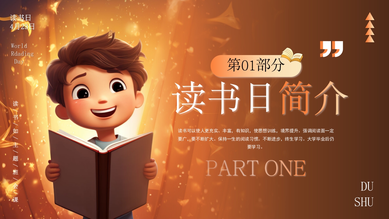 世界读书日PPT课件下载3