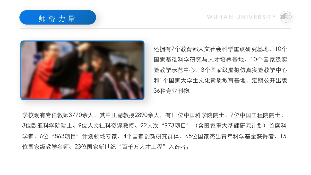 武汉大学介绍PPT动态课件下载20