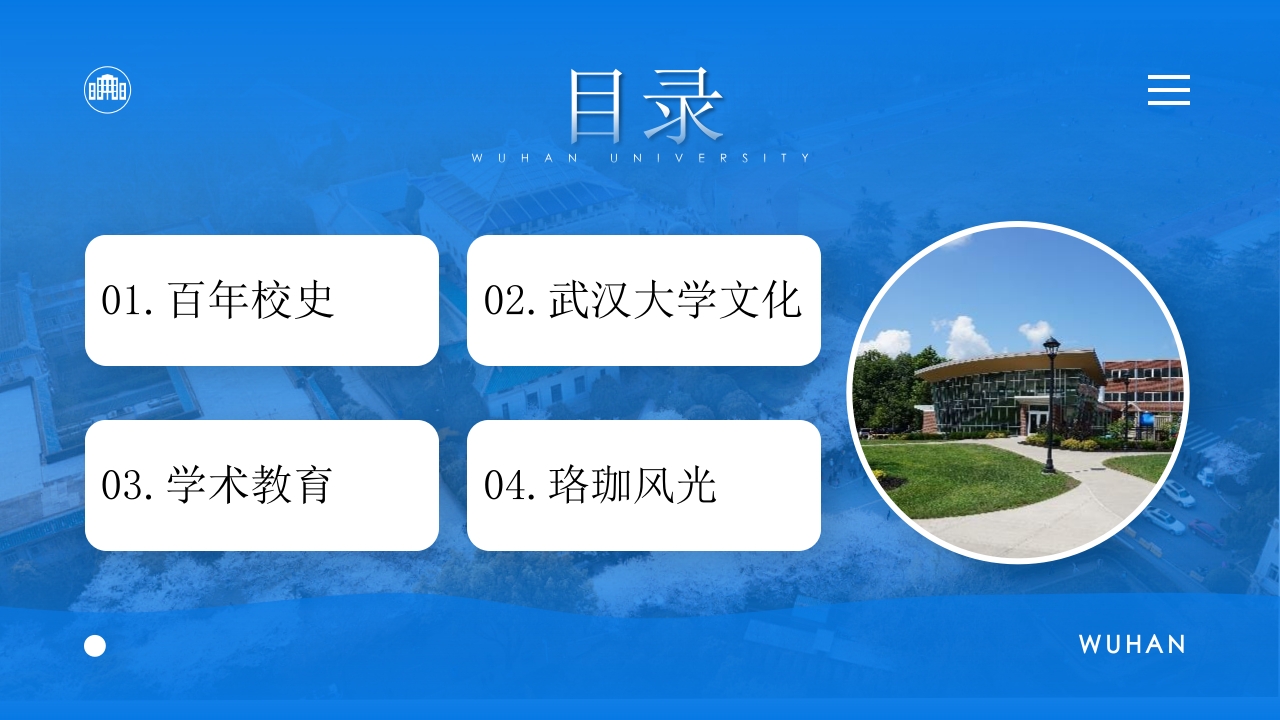 武汉大学介绍PPT动态课件下载2