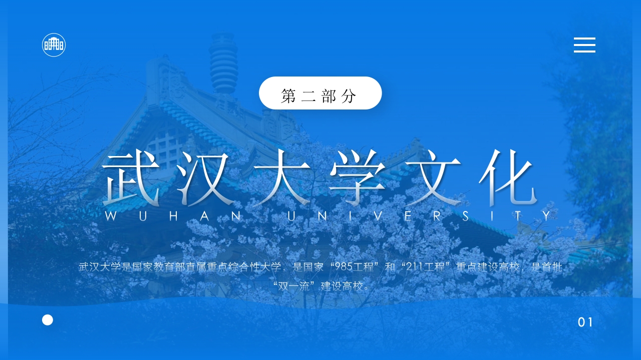 武汉大学介绍PPT动态课件下载9