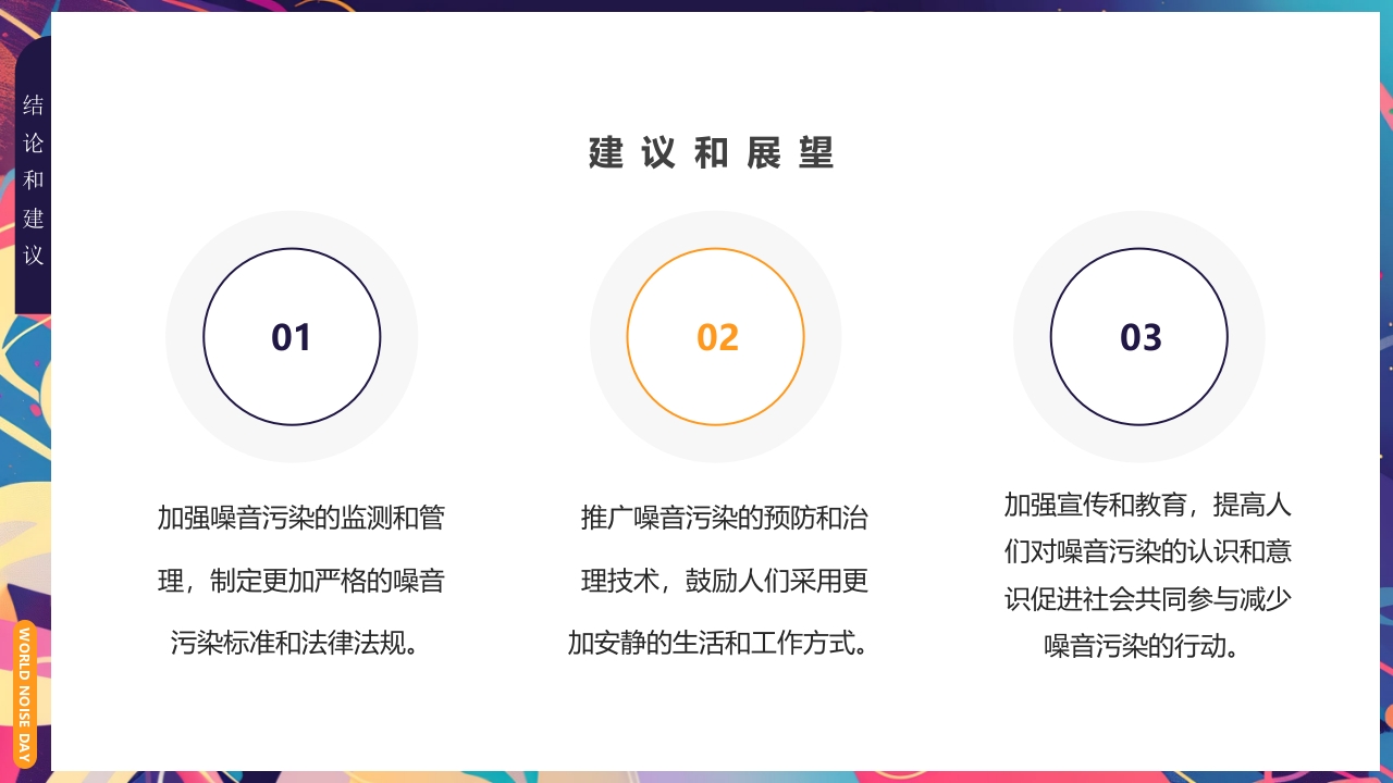 插画风世界噪音日介绍PPT课件下载27