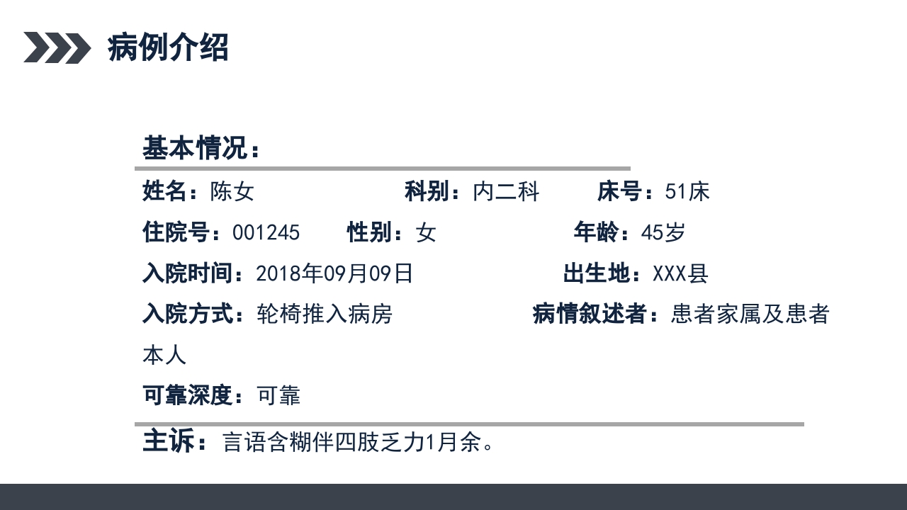 继发性癫痫患者护理查房PPT课件11