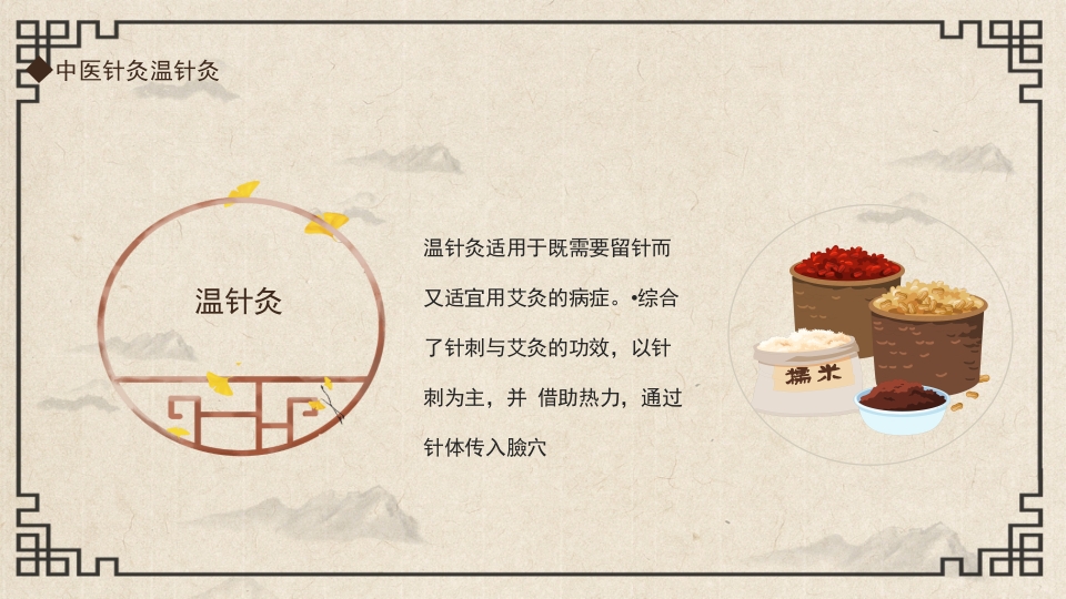中国传统文化中医针灸温针灸PPT课件3