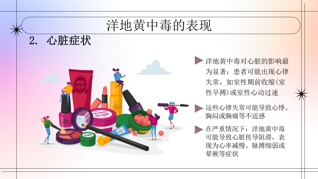 西地兰静推的注意事项及洋地黄中毒的表现PPT17