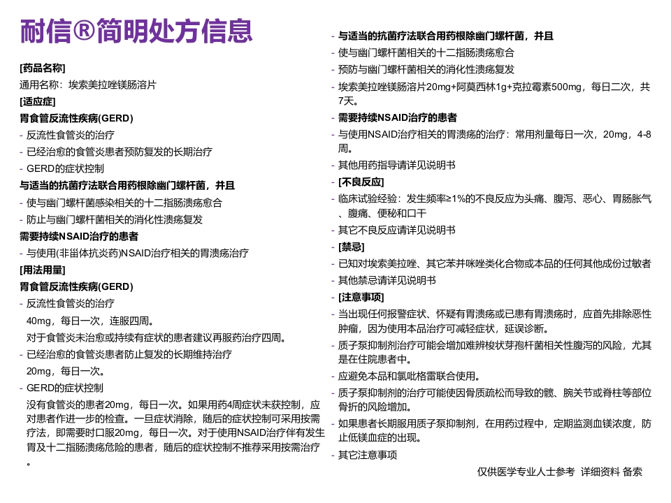 老年患者胃食管反流病的诊断与治疗PPT40