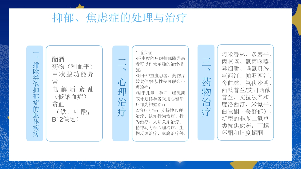 焦虑症和抑郁症科普知识PPT课件18