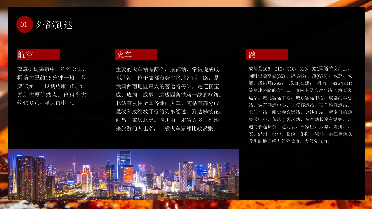 成都旅游旅行美食城市介绍PPT课件6