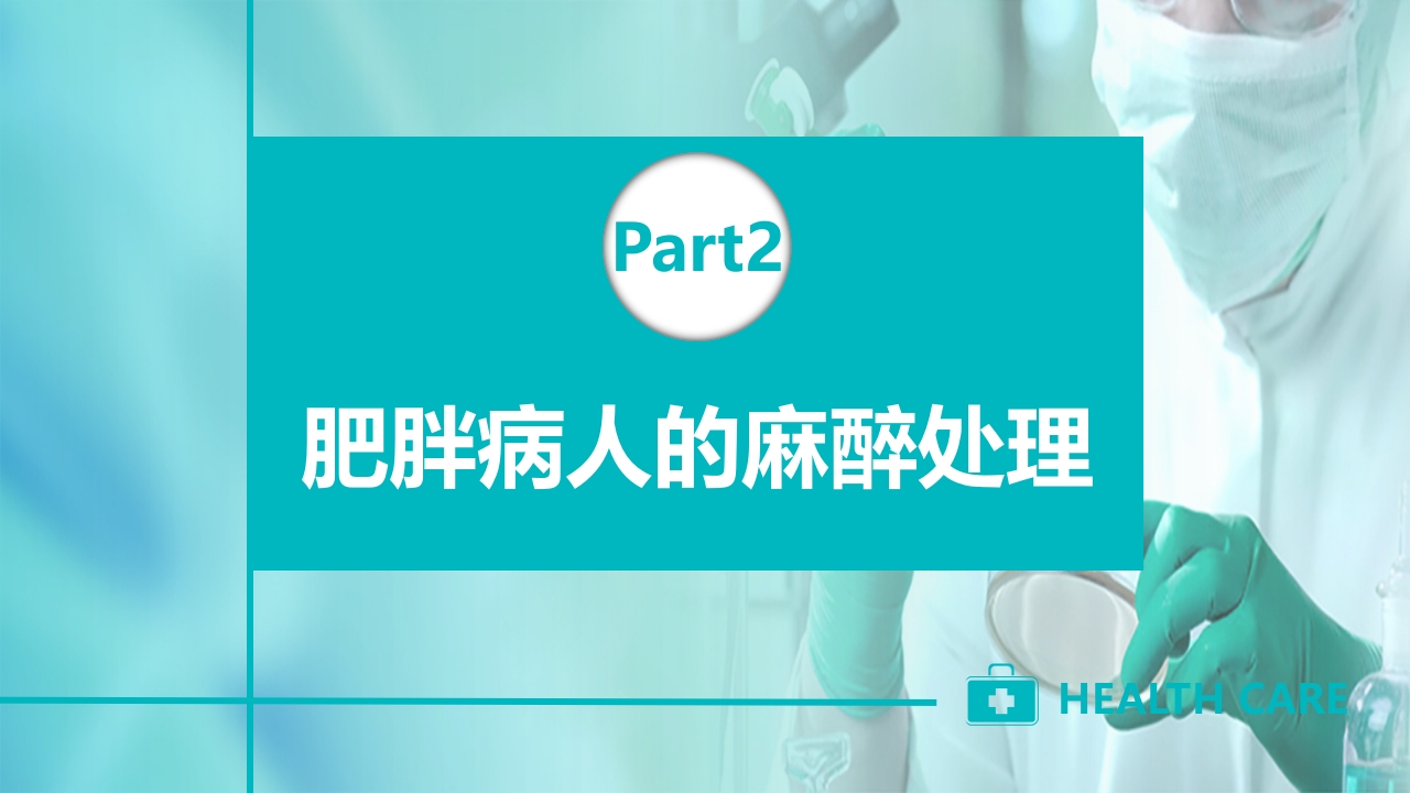 肥胖患者手术的麻醉PPT课件12