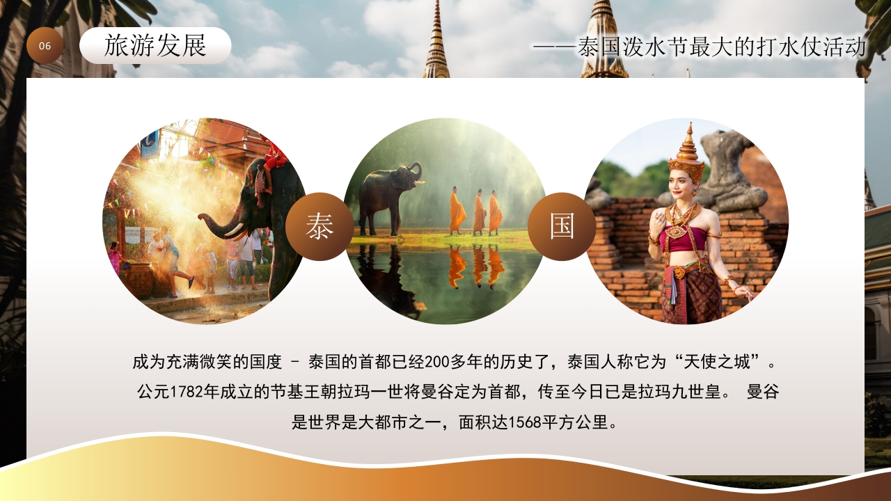 泰国泼水节活动主题介绍PPT课件21