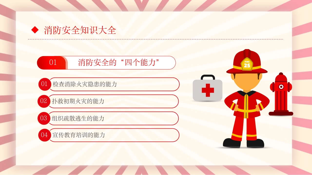 消防安全常识培训主题班会PPT课件17