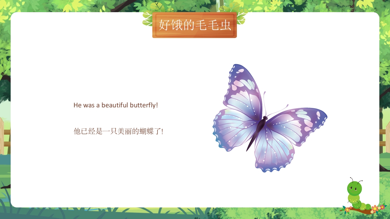 Very+Hungry+Caterpillar好饿的毛毛虫英语绘本故事PPT课件13