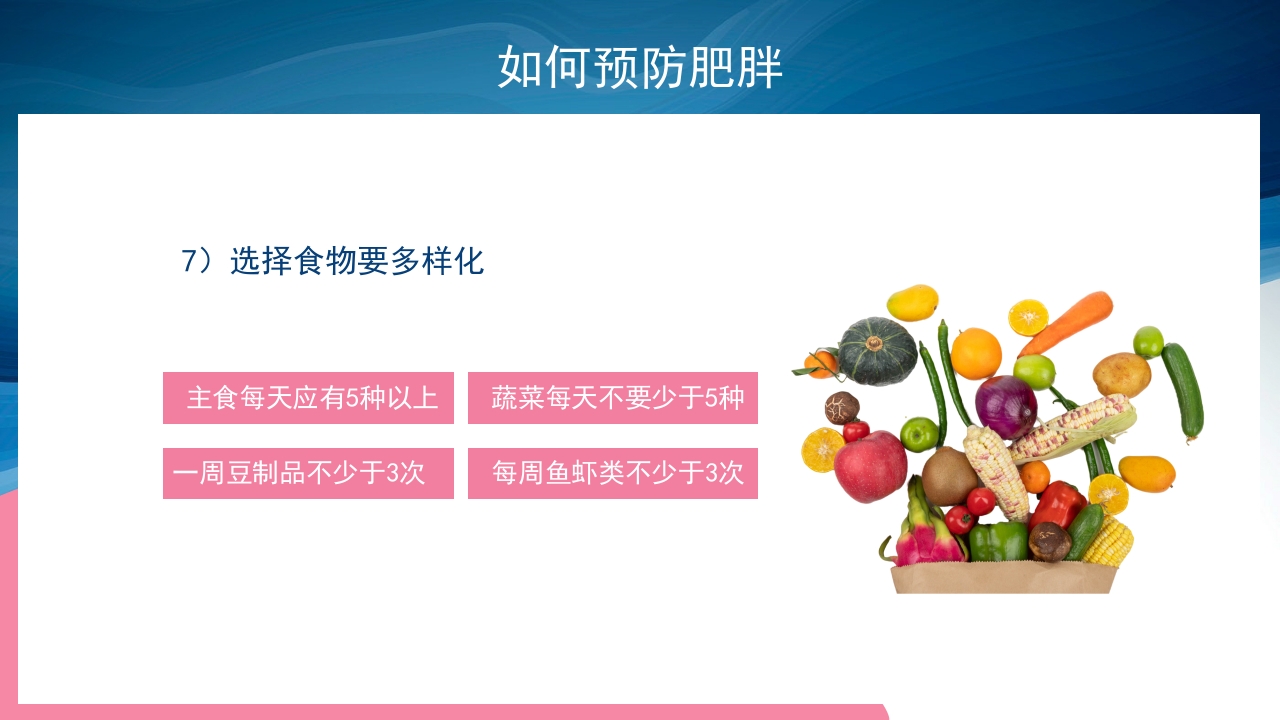 合理膳食预防肥胖PPT课件16