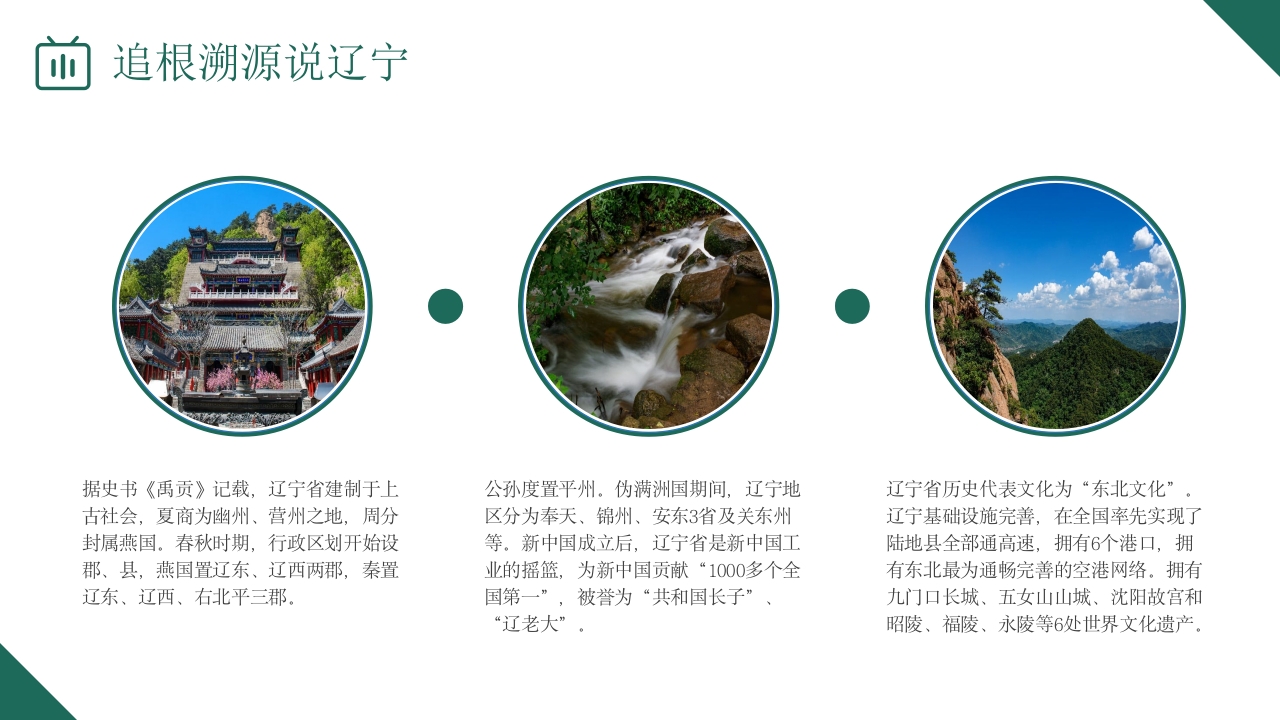辽宁省旅游旅行介绍PPT课件5