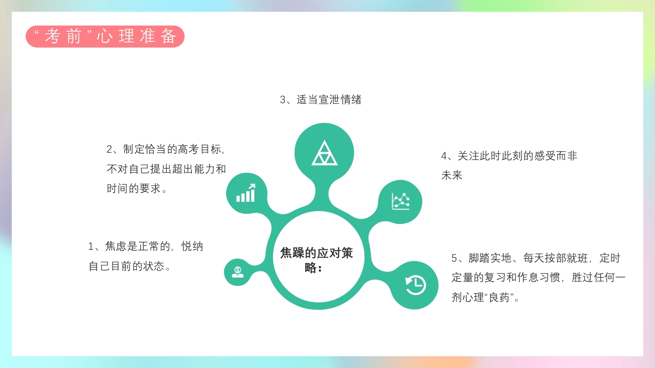 高考缓解学习压力主题班会PPT课件8