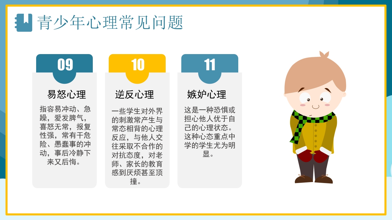 青少年心理健康咨询教育培训PPT12