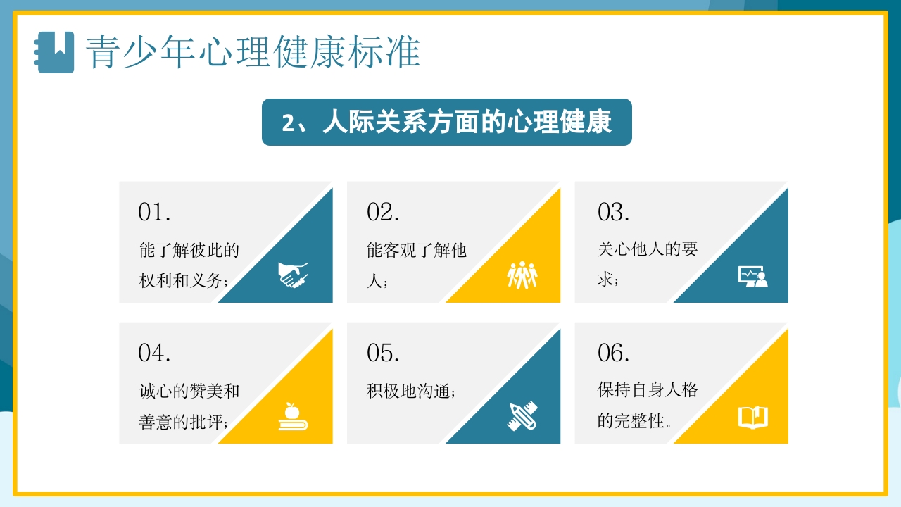青少年心理健康咨询教育培训PPT16