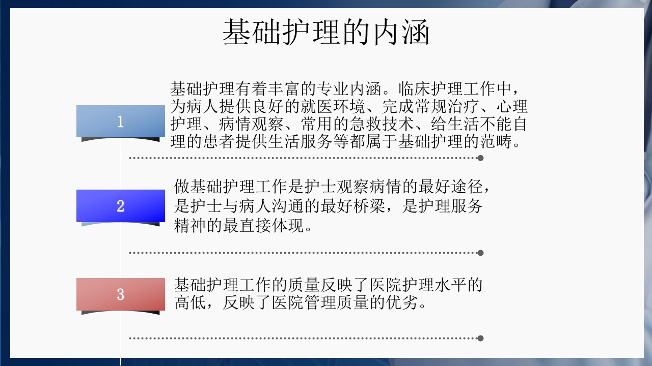 基础护理三基和三严的概念PPT课件8