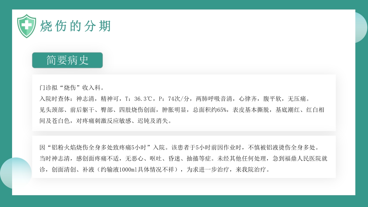 烧伤病人护理教学查房知识PPT课件13