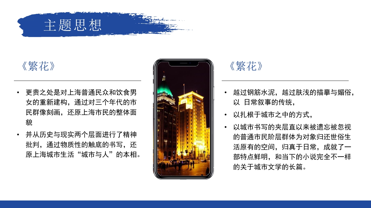 繁花读书分享好书推荐读后感PPT课件16