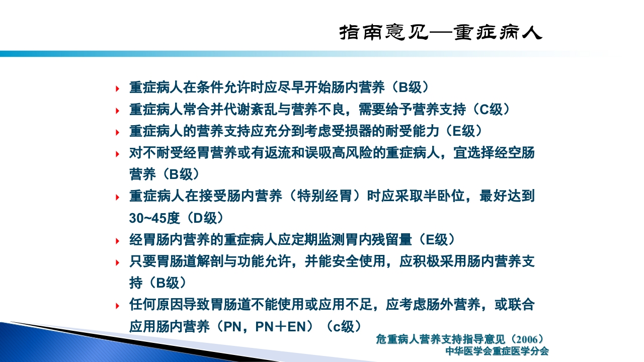 危重病人肠内营养的安全管理PPT课件10