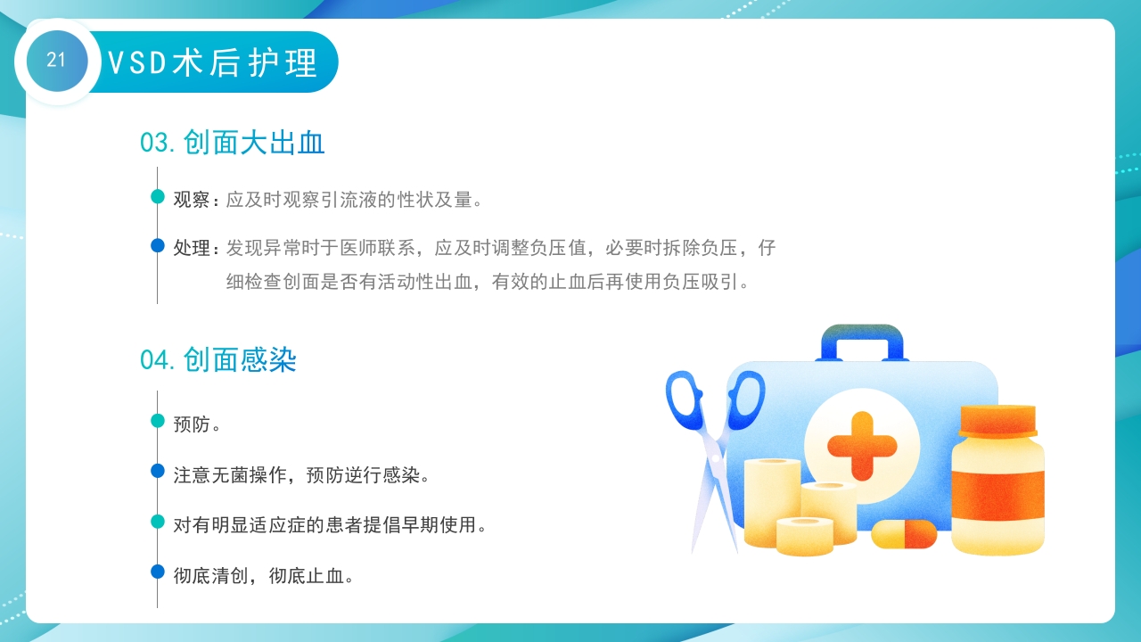VSD负压吸引术的护理培训PPT课件21