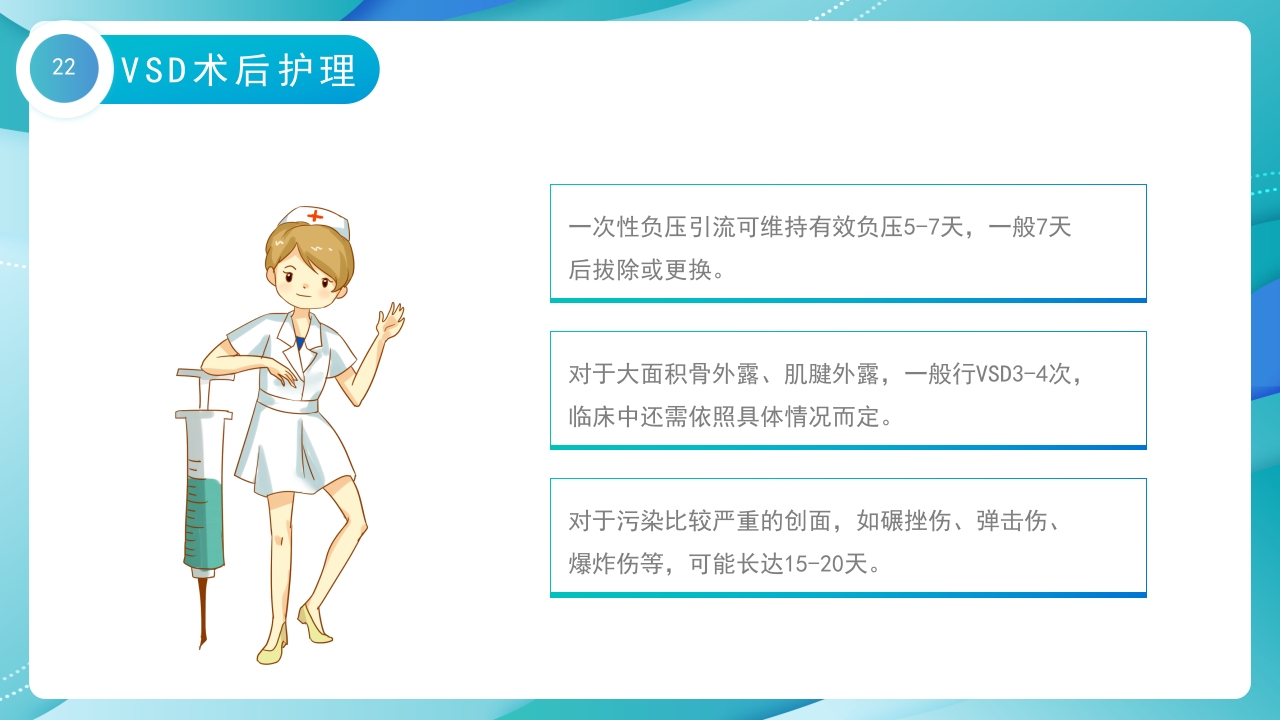 VSD负压吸引术的护理培训PPT课件22