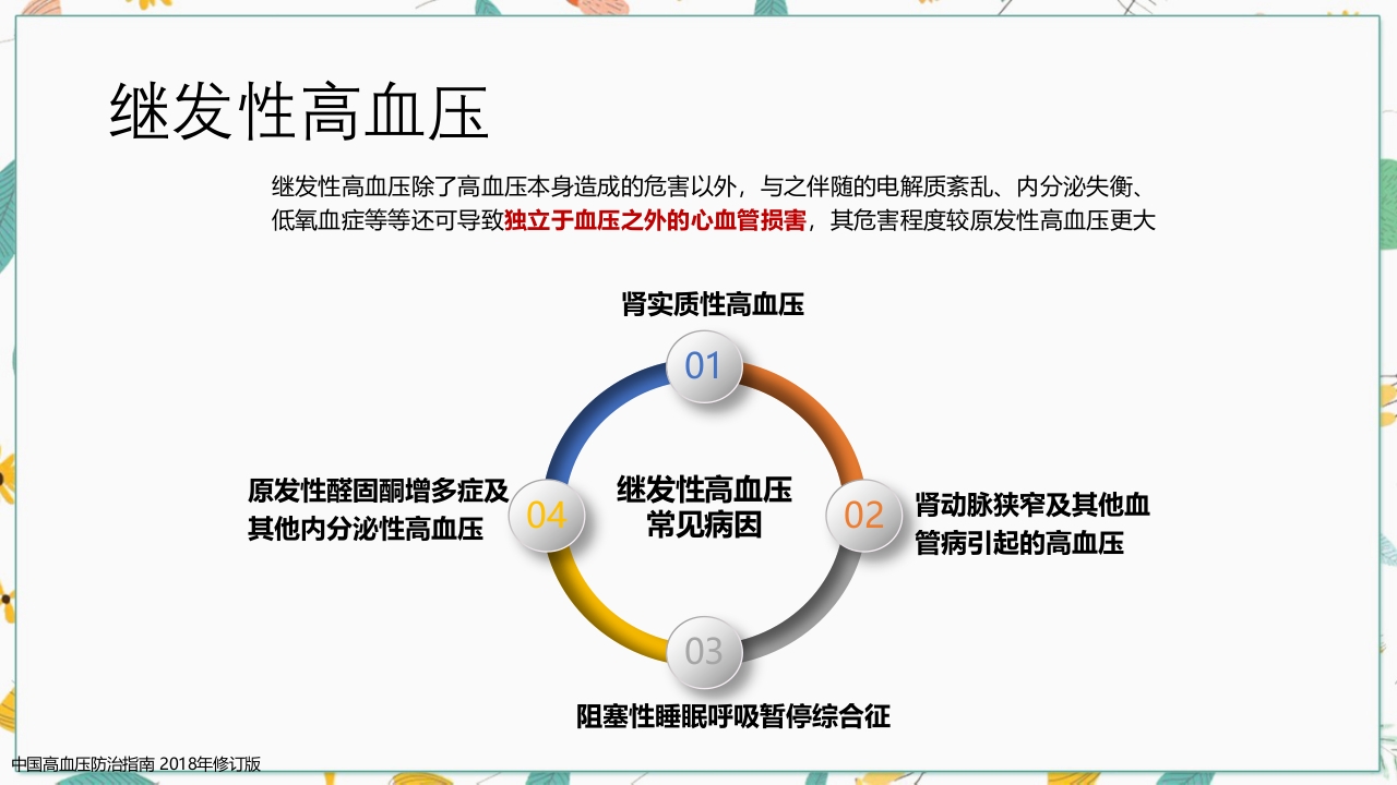 中国高血压防治指南2018修订版要点解读PPT课件52