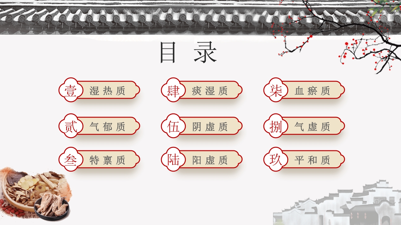 中国传统中医九种体质PPT课件下载2