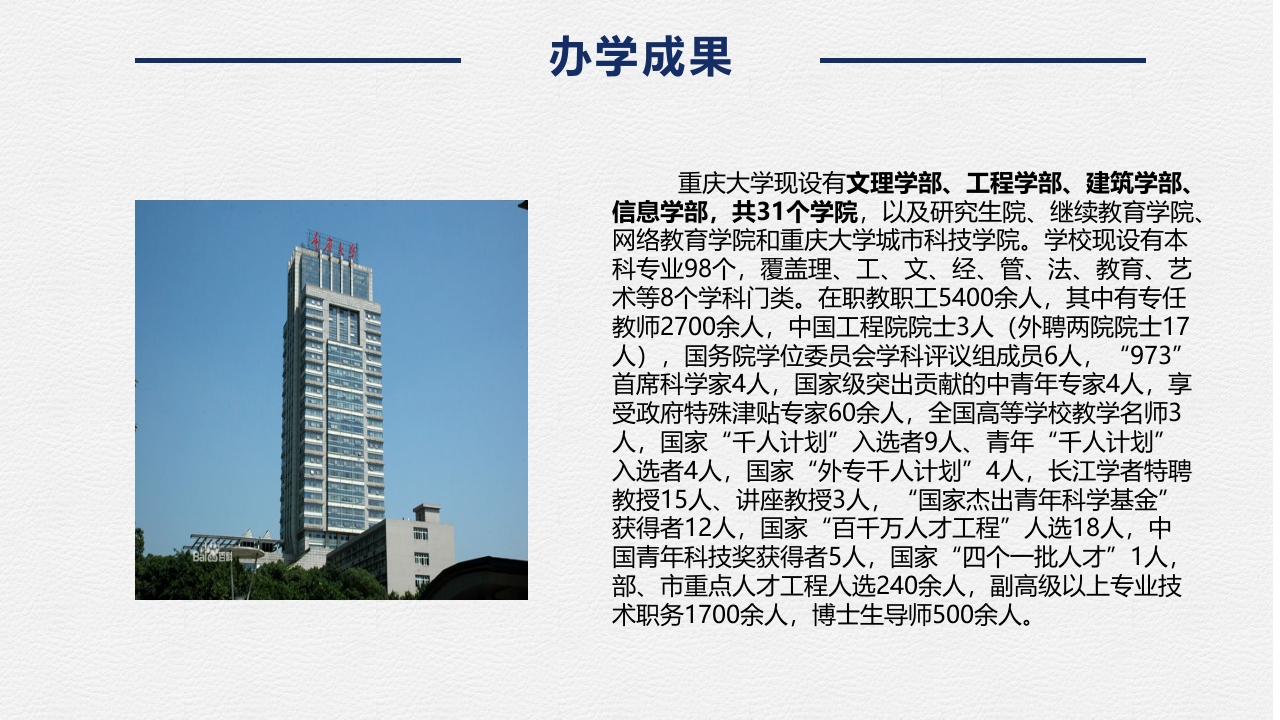 重庆大学介绍PPT课件下载12