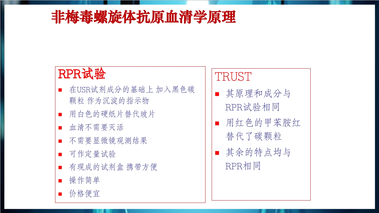 梅毒实验室诊断技术及梅毒实验室检测技术规范简介PPT课件20