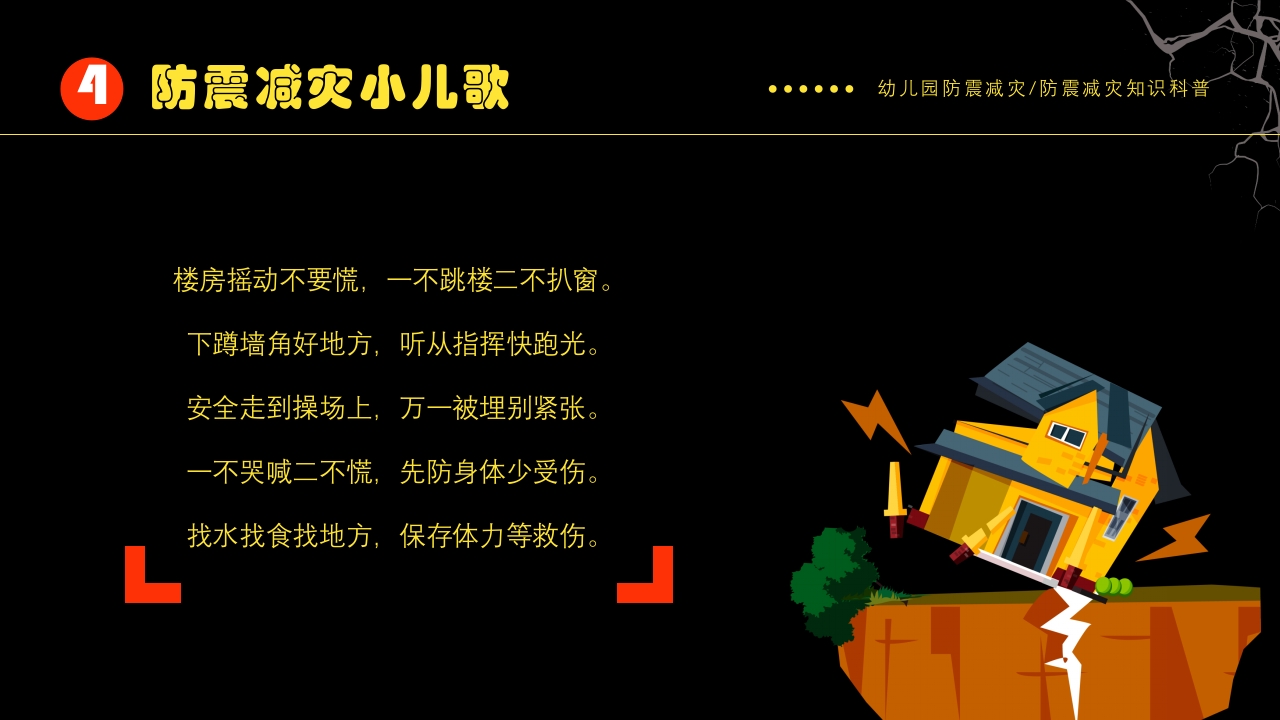 幼儿园防震减灾知识科普PPT课件下载19