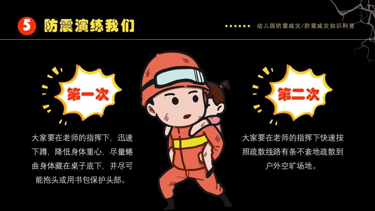 幼儿园防震减灾知识科普PPT课件下载23