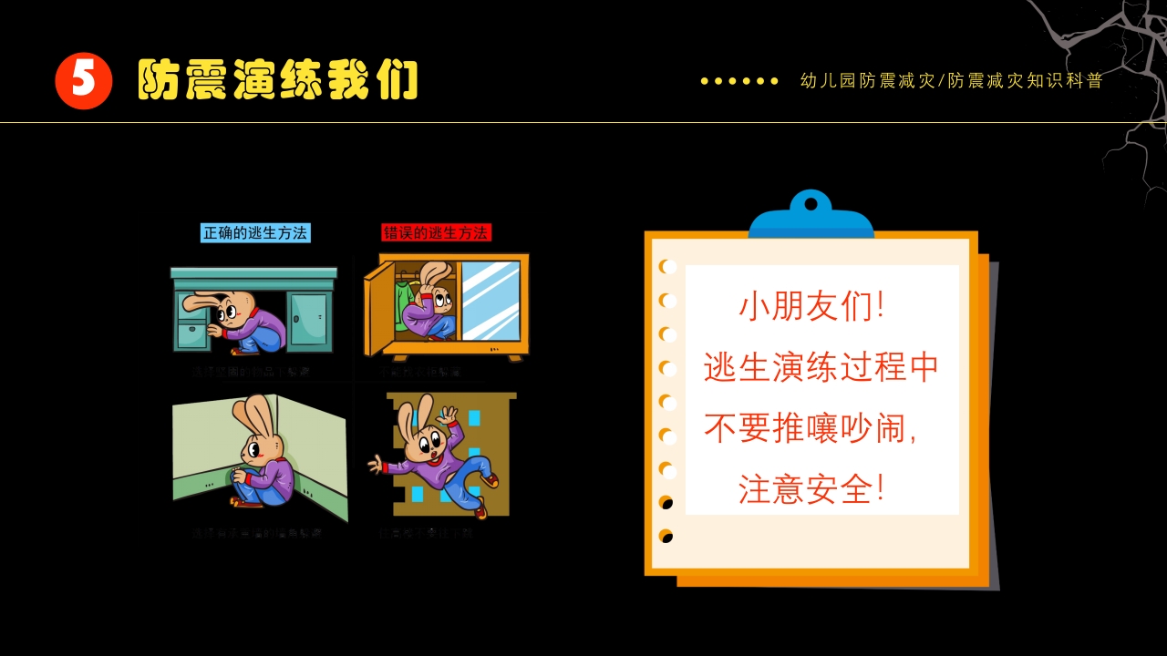 幼儿园防震减灾知识科普PPT课件下载25