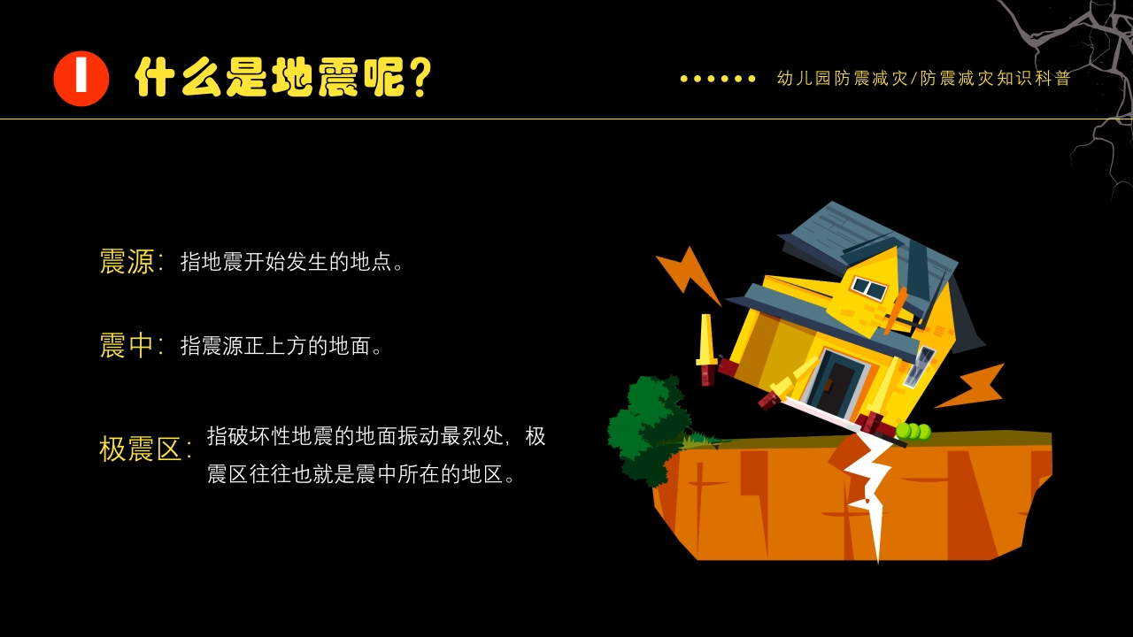 幼儿园防震减灾知识科普PPT课件下载6