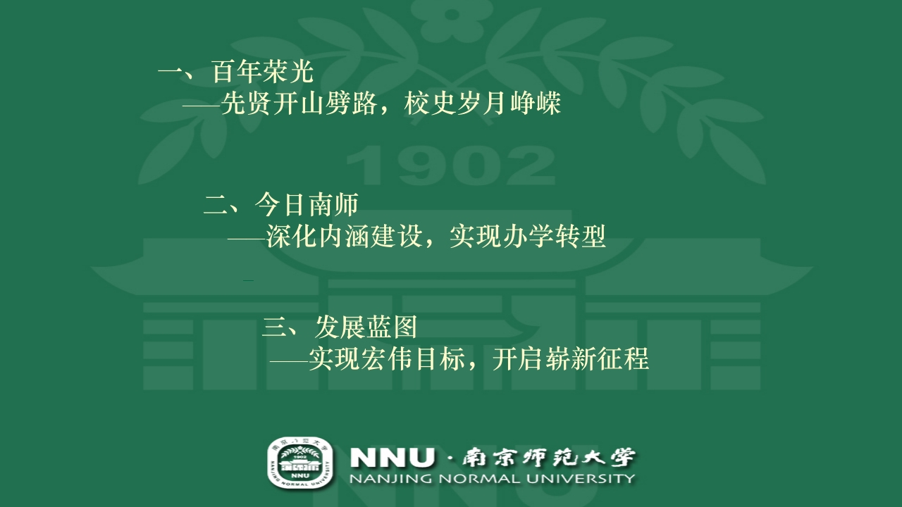 南京师范大学宣传介绍PPT3