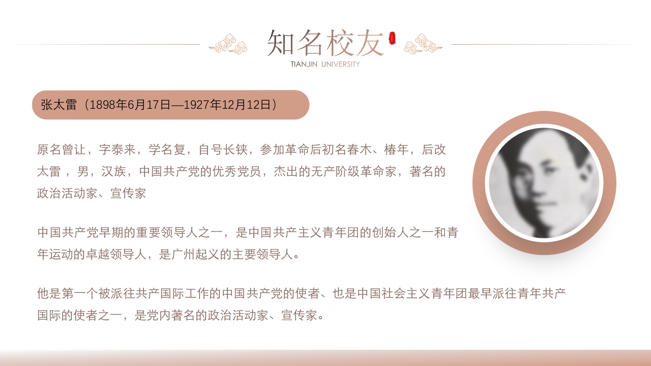 天津大学介绍PPT课件10