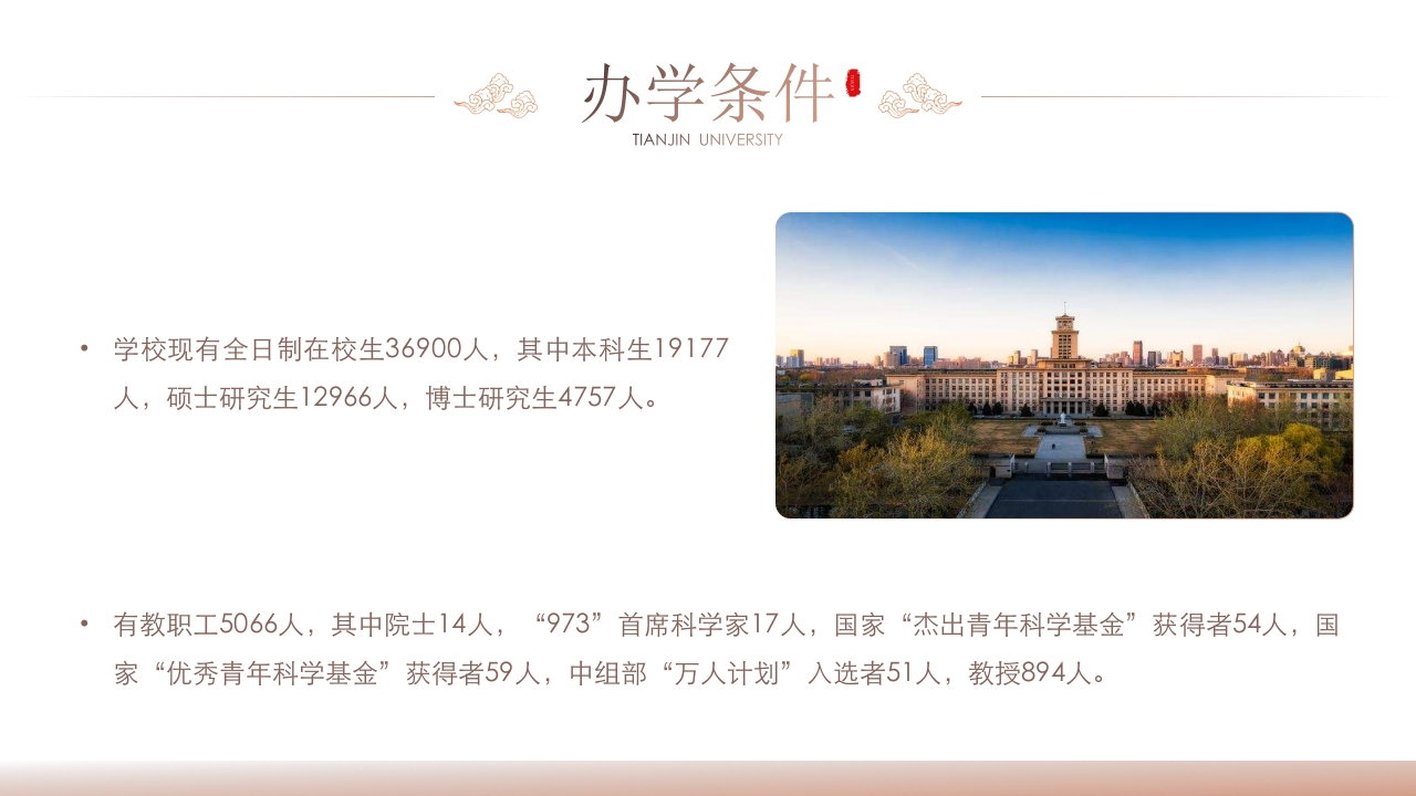 天津大学介绍PPT课件13