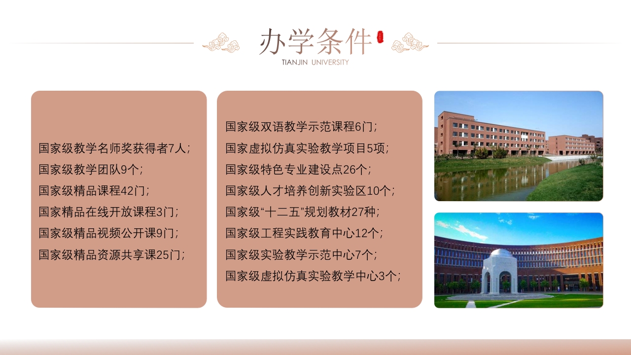 天津大学介绍PPT课件15