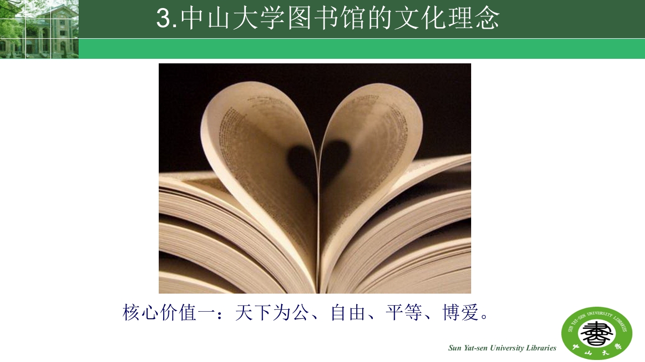中山大学的精神与高校图书馆的使命ppt29