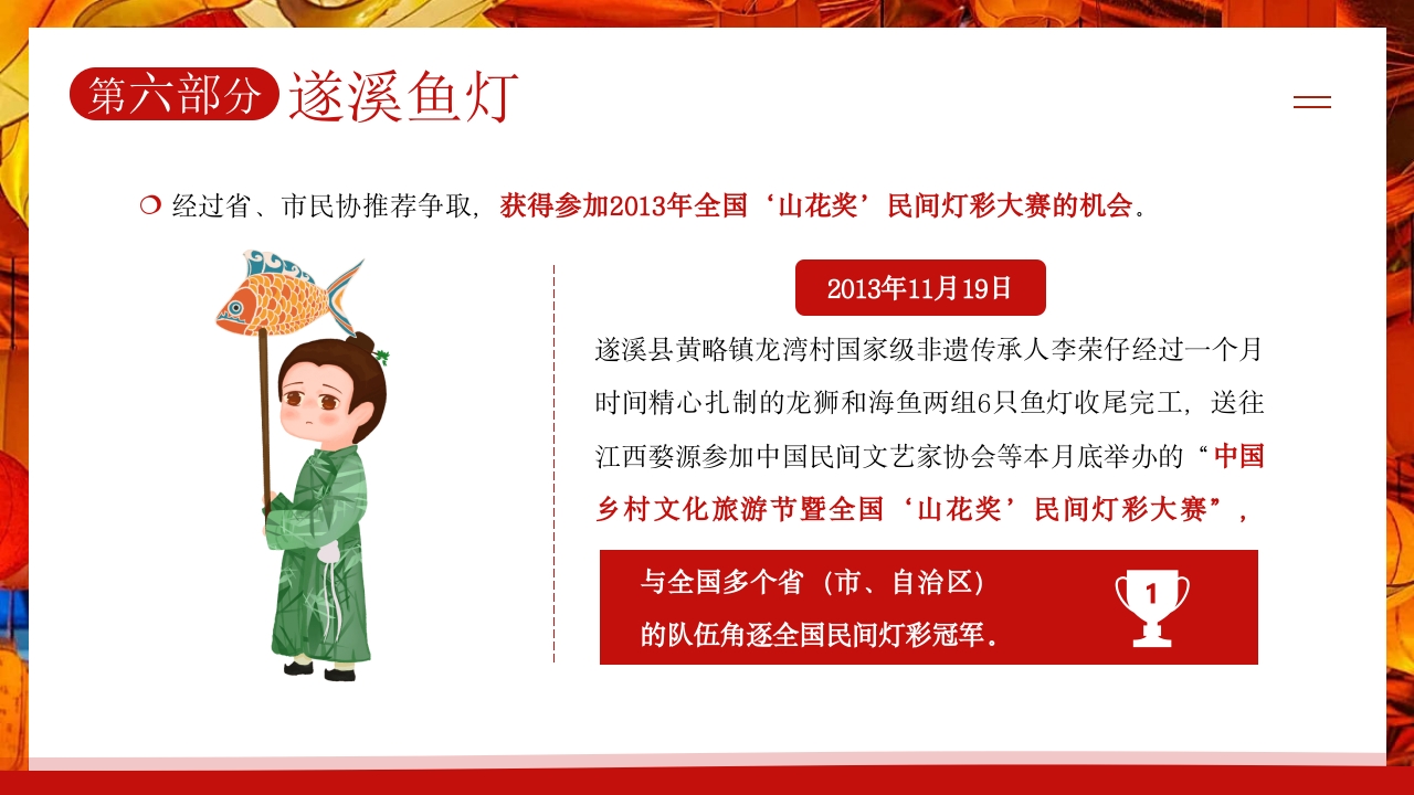 鱼灯非遗文化知识介绍PPT课件下载30