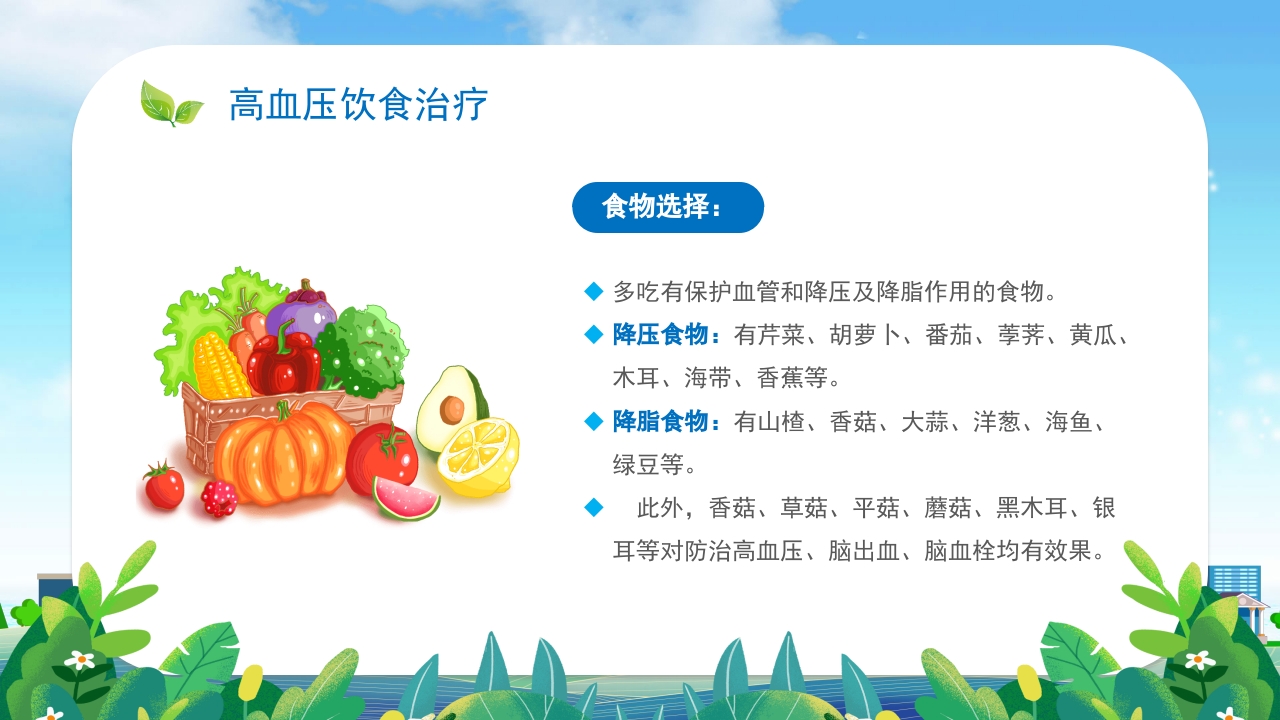 高血压患者的饮食健康管理培训PPT课件21