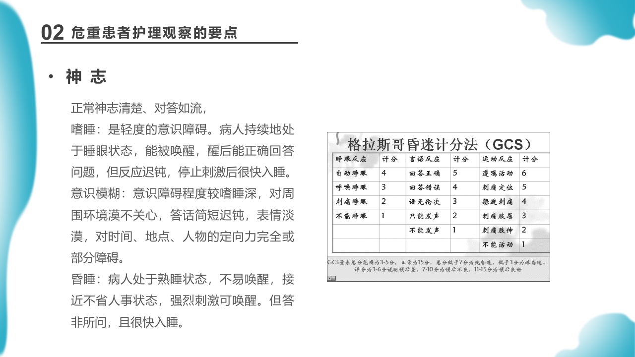 危重患者护理医药医疗PPT课件下载17
