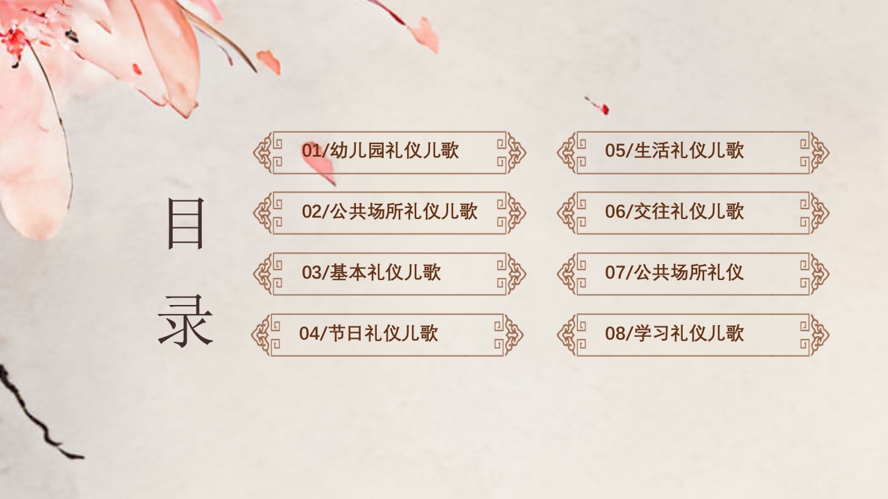 幼儿园礼仪知识教育主题班会PPT课件2
