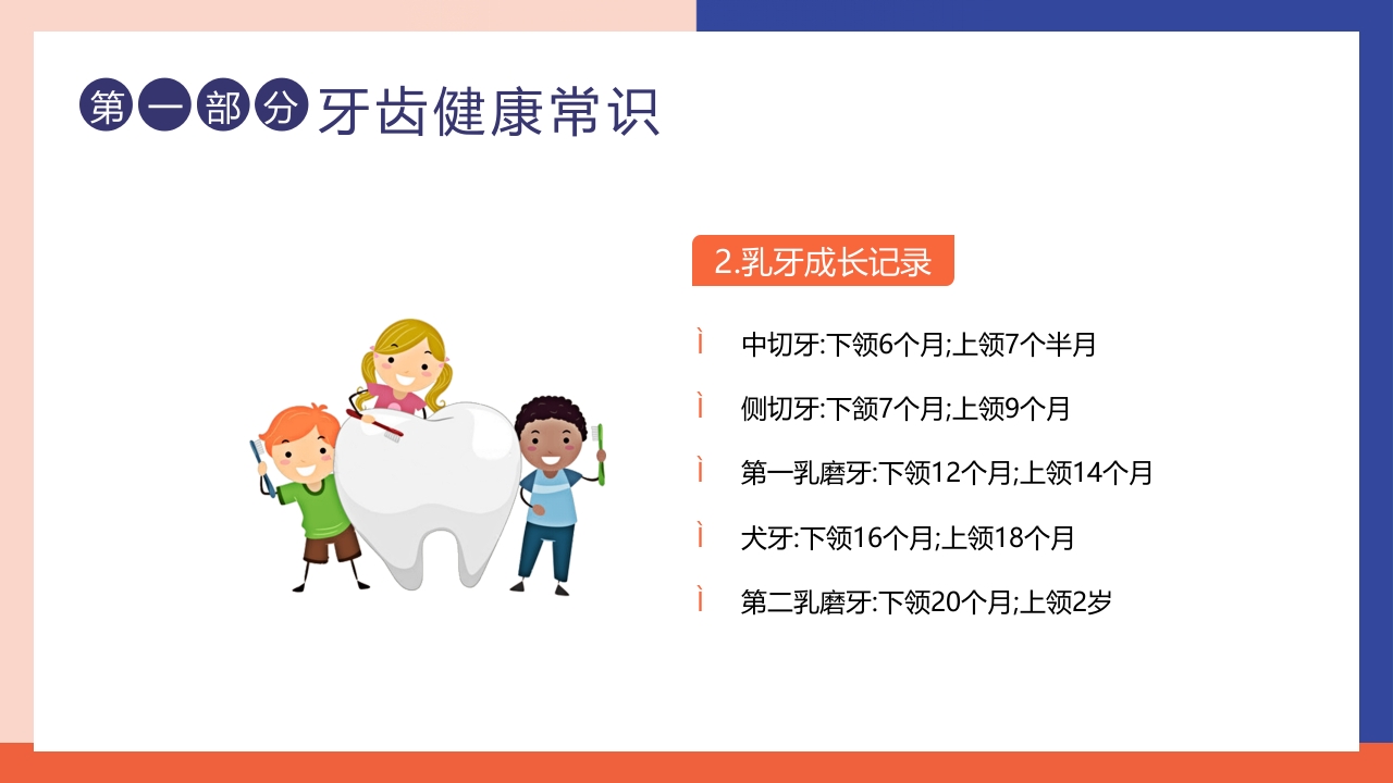 儿童口腔健康宣教儿童牙齿护理PPT课件5