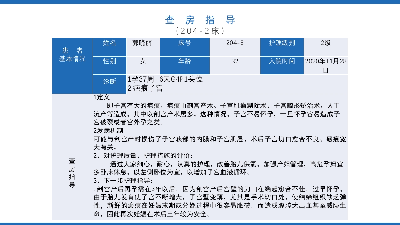 临床护理查房医疗医药通用PPT课件13
