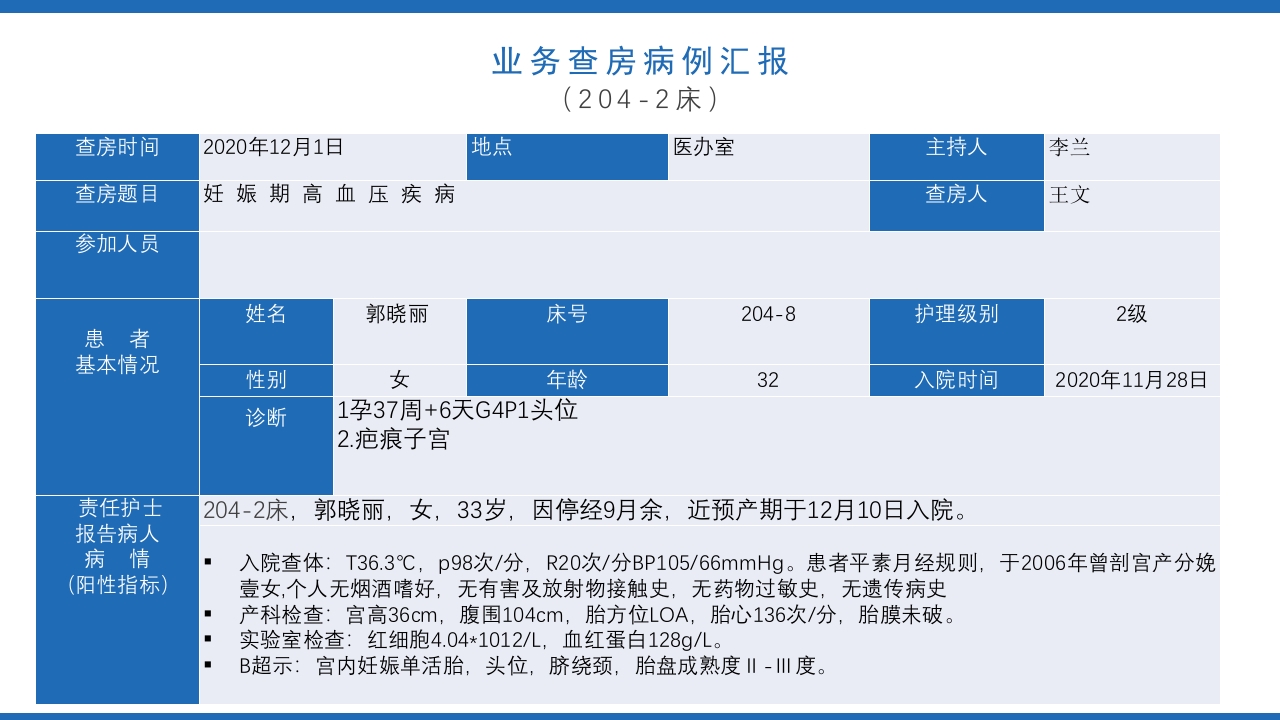 临床护理查房医疗医药通用PPT课件5
