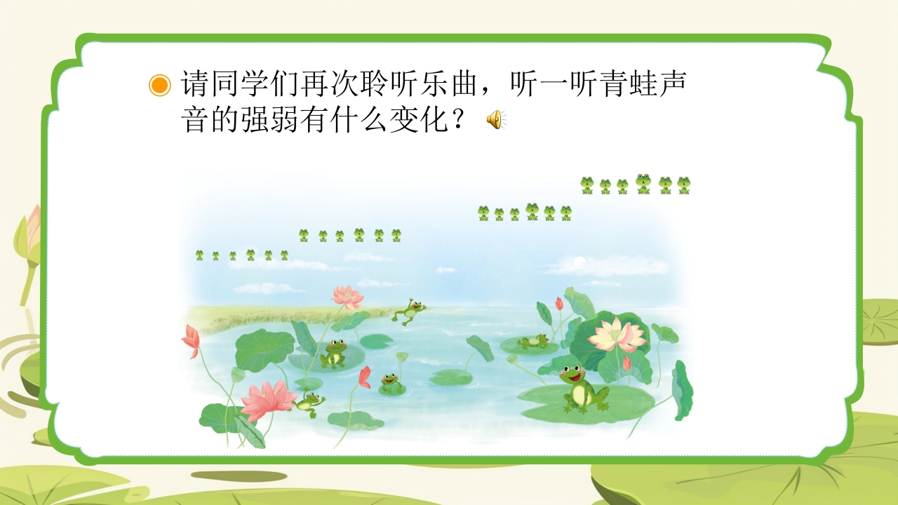 人教版音乐小学一年级上册第一单元青蛙音乐会(简谱)PPT课件7