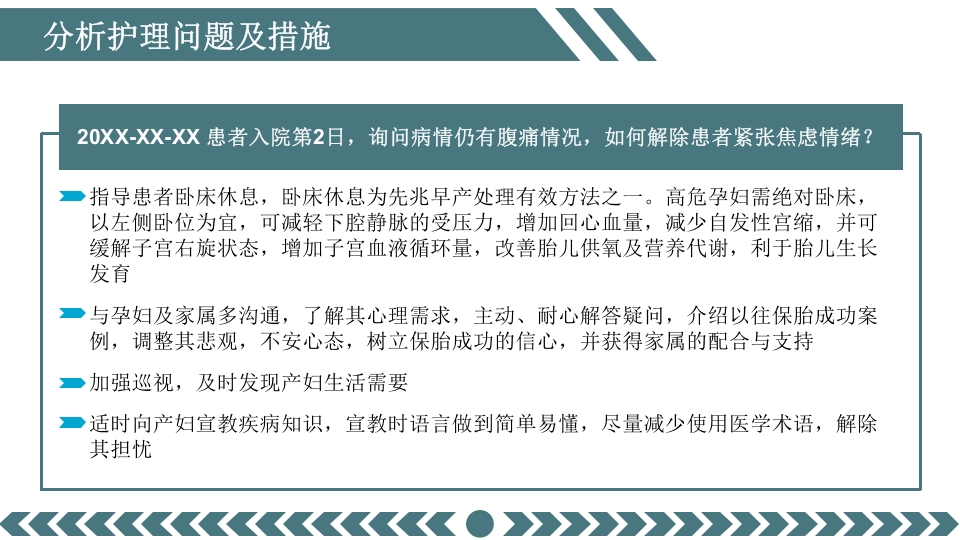 先兆早产患者的个案护理查房PPT课件29