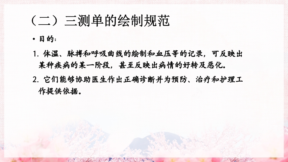 医院护士首次护理记录单体温单书写规范PPT课件13